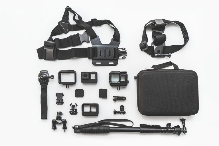 Action Camera with Accessories