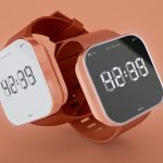 A 3D Mockup of Two Smartwatches