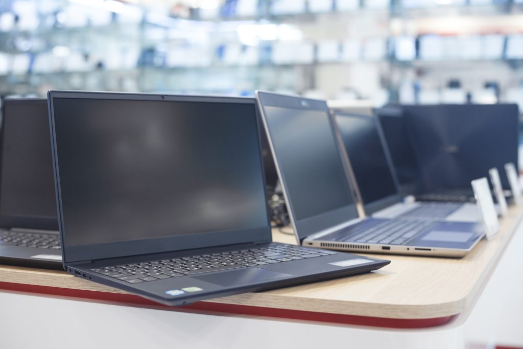 Laptops in Store