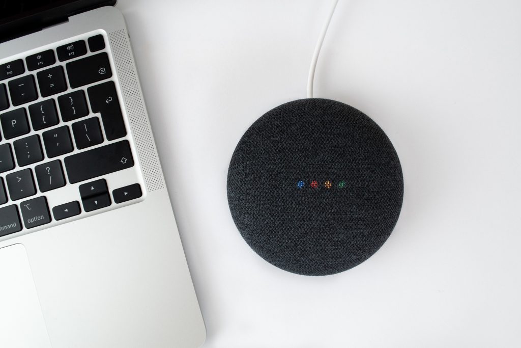 Google Home Mini Charcoal Smart Speaker